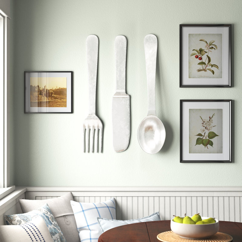 Modern Food & Beverage Wall Decor on Metal