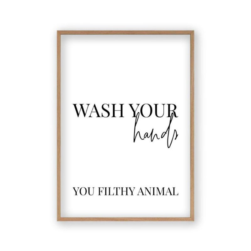 Print, 41 cm H x 31 cm W, Oak Frame