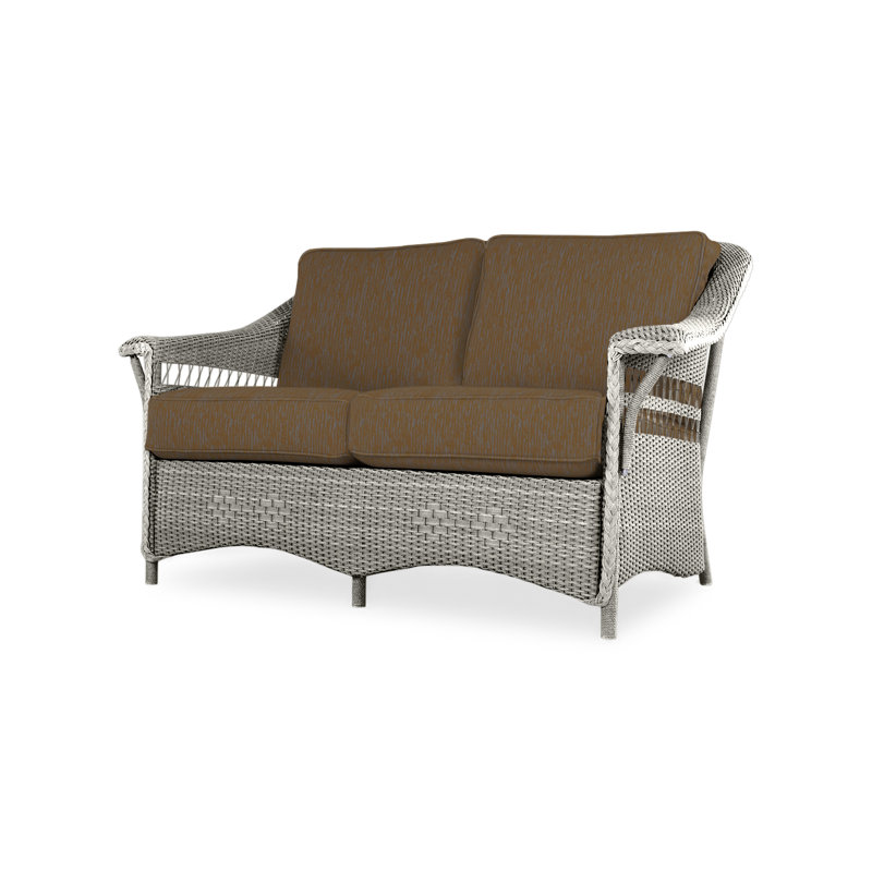 Nantucket Outdoor 2 - Seat Loveseat, Loveboat Mint, Pewter