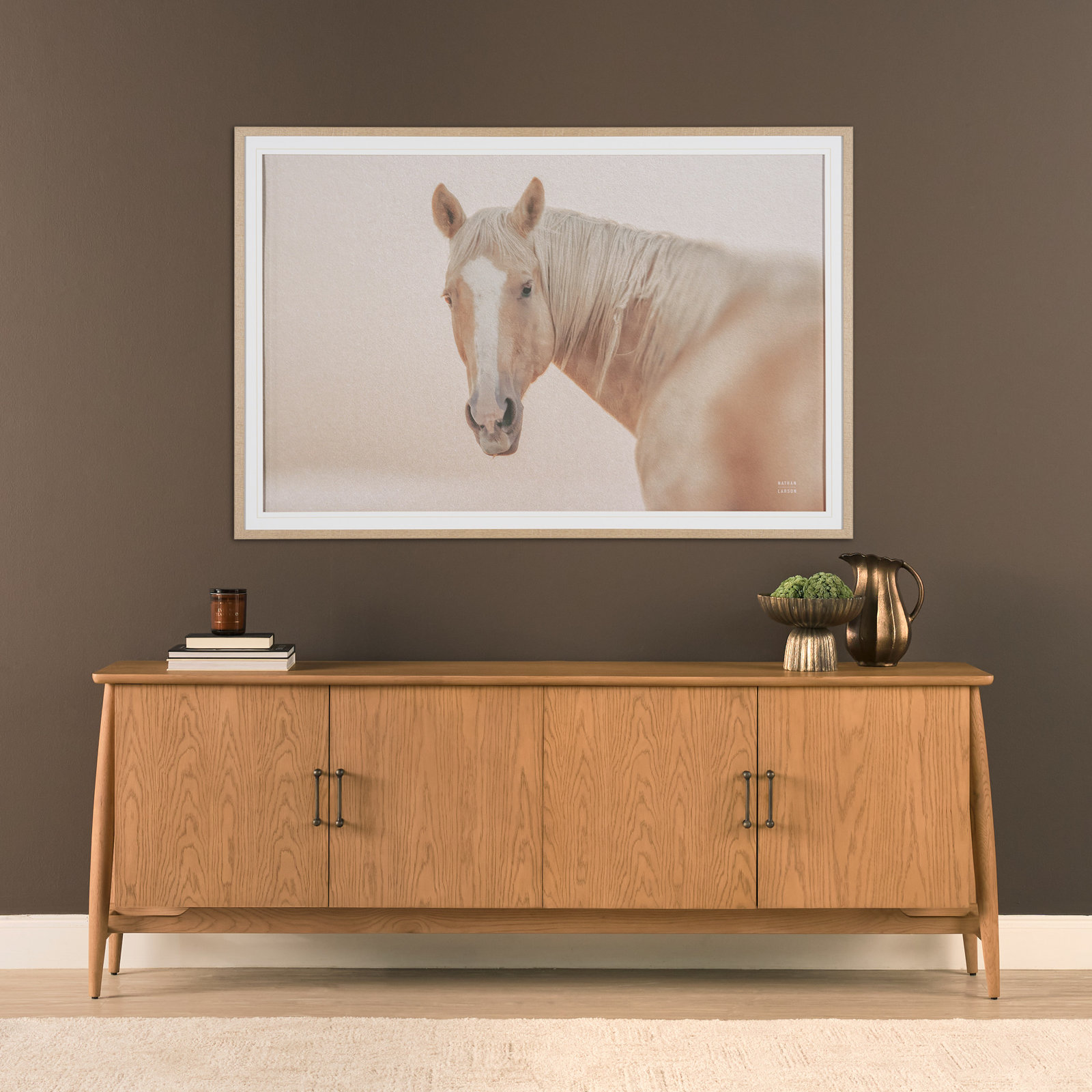 Oak 4-Door Sideboard