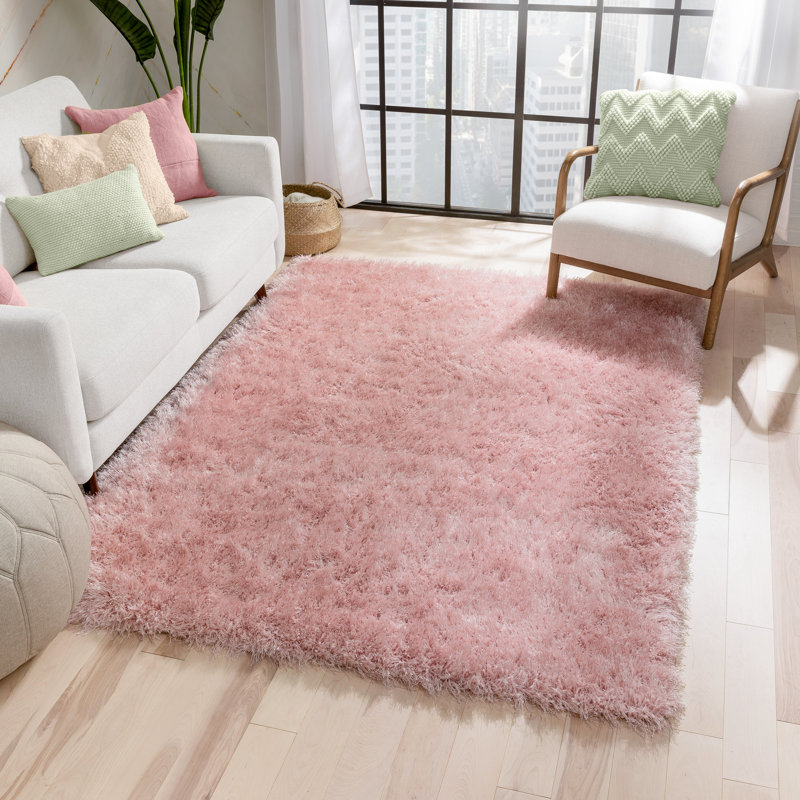 Kuki Solid Colour Shag Area Rug, Rectangle 160 x 220cm