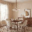 Lustre 3 lumières Meridian en laiton naturel-1023362859