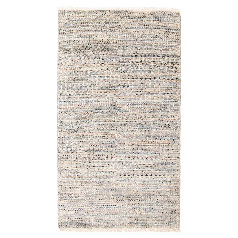 One Of A Kind Silk Shadow Grey 2'11" x 5'2"Area Rug