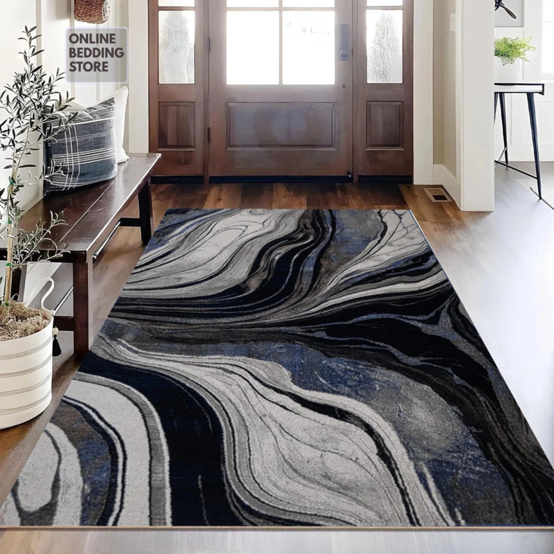 Geometric Area Rug, Rectangle 80 x 150 cm