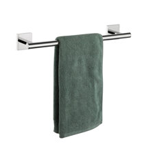 JQK Oil Rubbed Bronze Towel Bar, 12 inch Stainless Steel Towel Rack Bathroom, Towel Holder Wall Mount, Total Length 15 inch, Tb110l12-orb