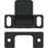 Deltana SP2751U19 Strike Plate, Dust Cup, Adjustable, 2-3/4" x 1-1/4" in Paint Black