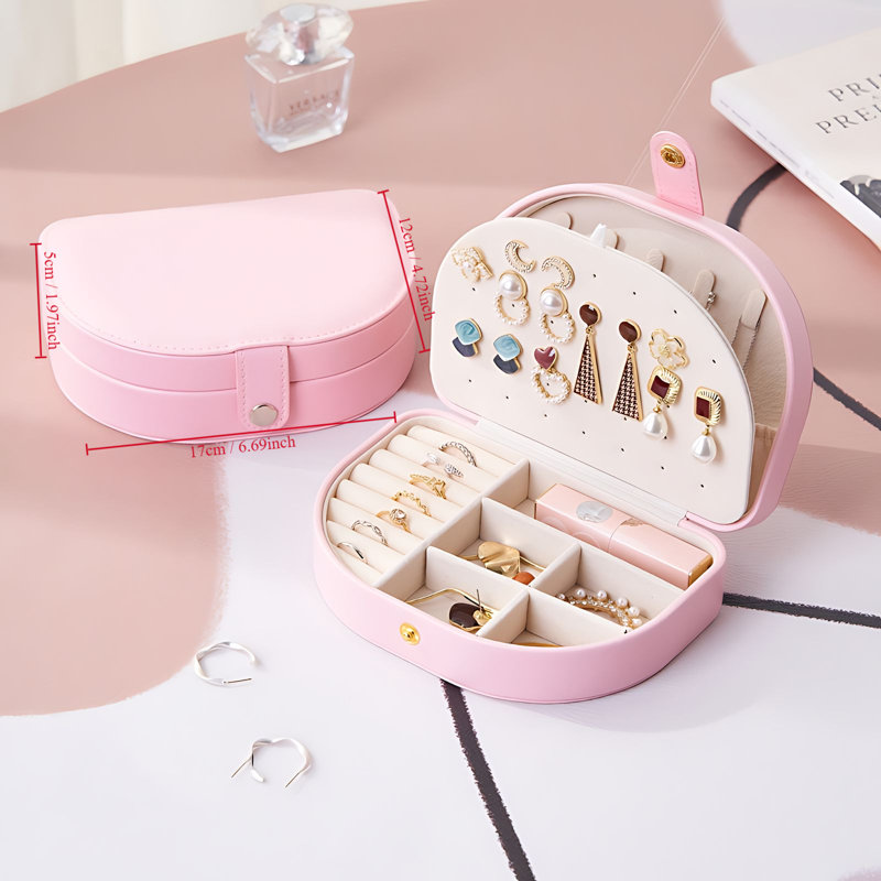 Boîte à bijoux +, Rose