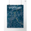 Stuttgart City Map - No Frame Print-1855864770
