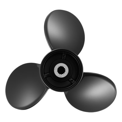 Outboard Propeller, Upgrade OEM 15 Spline Tooth Aluminum Outboard Boat Propeller Fit Mercury/Mariner Engines 135-300 HP, 4-3/4" Gearcase, 3-Blade, RH (Right Hand Rotation), OEM No. 48-832830A45