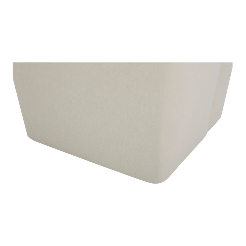 Chaise de salle à manger rembourrée Corrie, Crème