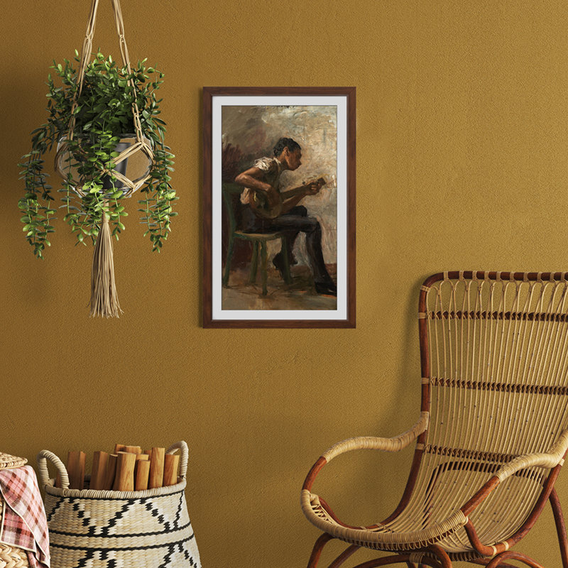 Textura Digital Canvas - Walnut Frame