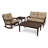 Vineyard 4-Piece Deep Seating Rocker Set-126619336-126619348