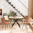 46.5" Wood Round Dining Table-1047603684