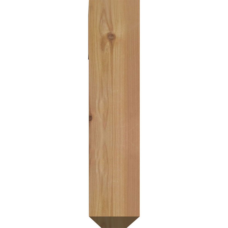 Support triple Ironcrest Maria 4 po Maria, H 16 po x P 13 1/2 po, Cèdre rouge de l'Ouest l 3 1/2 po x T 4 po (lisse