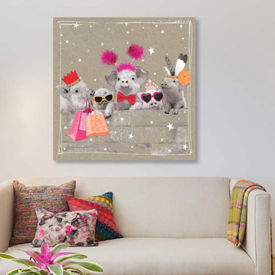 « fantaisiste short farm ii », impression sur toile