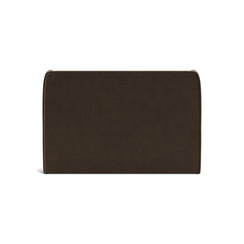 Niles 48 Floating Rail Bed, Performance Velvet - Otter, King