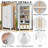 71" Tall Steel Storage Cabinet With 2 Curved Doors & Adjustable Shelves – Spacious Multi-Use Cabinet For Home & Office-2065669158-2065669156
