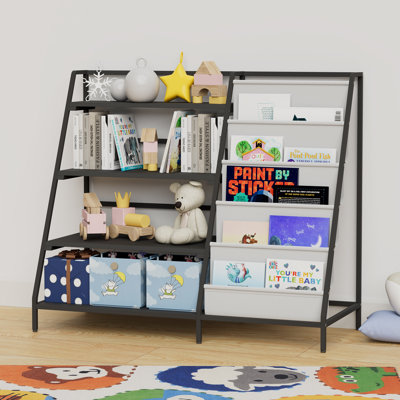 80cm H x 90cm W Metal Bookcase
