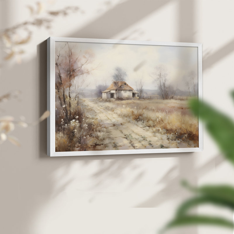 Paysages rétro-IDD-reproduction encadrée, H 8 po x l 10 po, Blanc