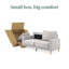 Canapé moderne rembourré à accoudoirs carrés 76,7 po Brinnlee-963158092-970686740