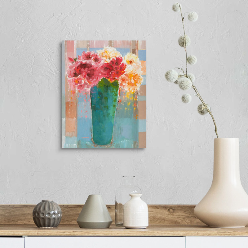 « Regal & romantic » par Hooshang Khorasani, reproduction d’art sur toile, H 14 po x l 11 po x P 1,25 po, Toile tendue