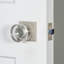 Viaggio Circolo Rosette Privacy (Bed & Bath) with Circolo Crystal Knob-797195217-730888595-730888592