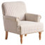Upholstered Wooden Armchair-1598955409