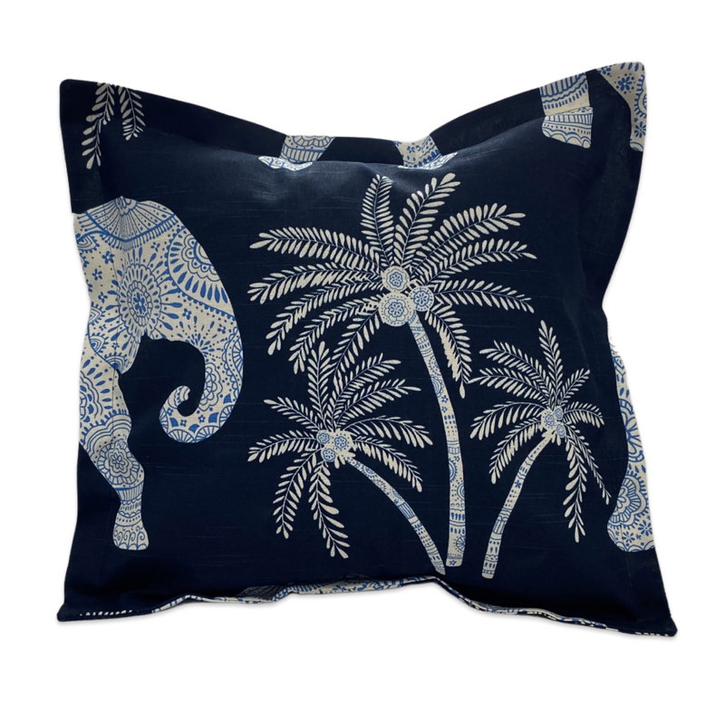Toile Reversible Pillow Cover