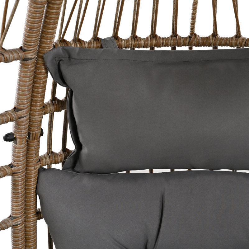 Chaise de patio Westampton pour 1 personne, Gris