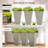 Outsunny Set Of 3 Tall Planters With Drainage Hole, 28" Outdoor Flower Pots, Indoor Planters For Porch Patio And Deck-2020022985