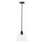 Luminaire suspendu empire 1 lumière avec détails en verre Daiten-1599296290