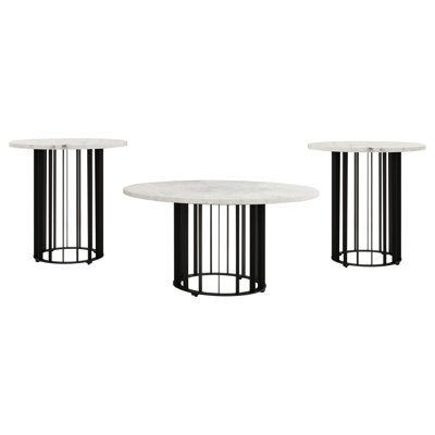 Ensemble de tables basses 3 pièces Nana