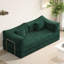 Lit modulaire convertible à 4 places de 78,8 pouces, compression pour chambre à coucher, amovible et sac, profondeur d'assise de 70 cm, formes interchangeables, velours côtelé lavable, 3 clous de fixation à haute résistance, bloc de pouding de type L