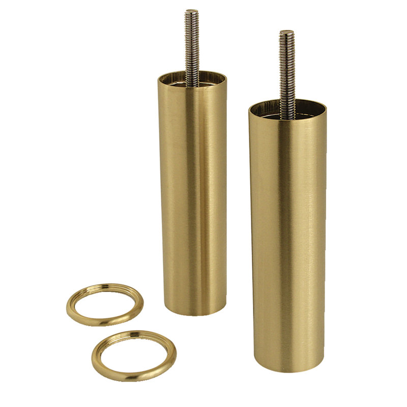 Pieds d'extension Kingston Brass VPBL514887, laiton brossé, Laiton brossé