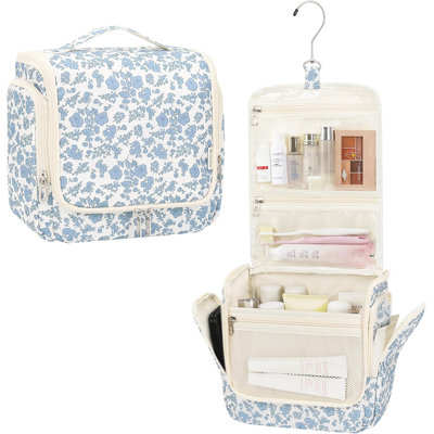 Trousse de toilette suspendue pour femme Trousse de maquillage de voyage