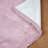 Umeh Cozy Faux Rabbit Fur Area Rug Machine Washable Rug in Pink-648751008