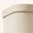 Fluted Cardboard Storage Baskets With Leather-Like Lids, Sturdy Stackable Paper Boxes Decorative Tray,Set Of 3 Ivory