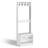Hall Tree 24.8" Wide With Bench-662732499