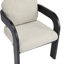 Chaises de salle à manger rembourrées Demars Modern-114906742-114906741