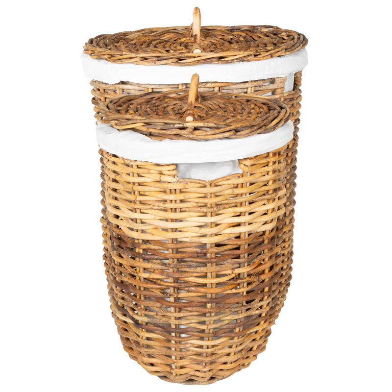 Laundry Basket, Natural Brown