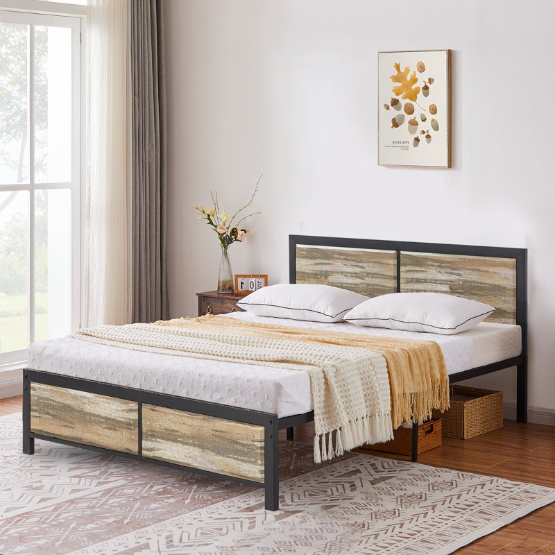 Twin Bed Frame, Double (4'6), Slate