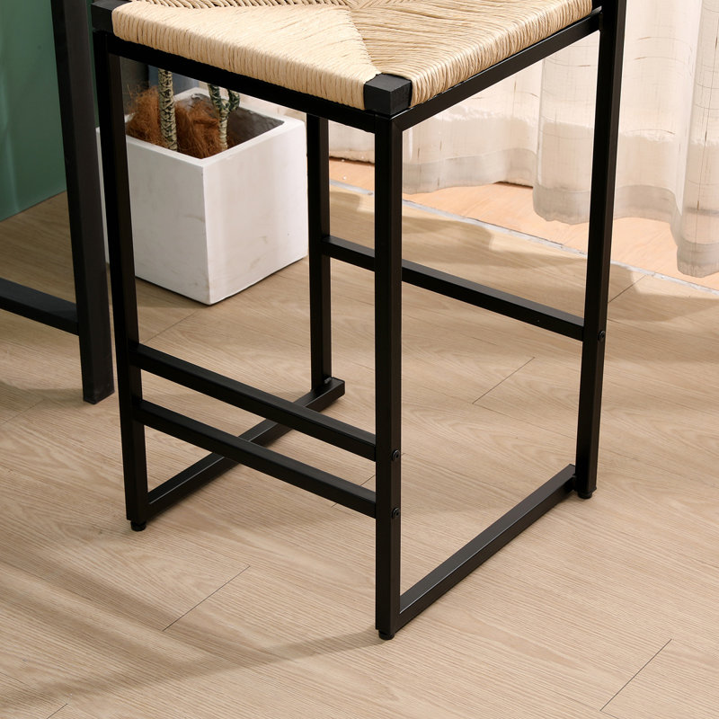 Ensemble de 2 tabourets de bar Honey, Naturel
