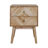 Emet Semi-Assembled Solid Wood 2-Drawer Nightstand-254005862