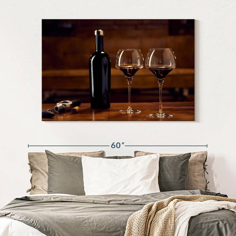 Yarlin Red Wine Drinking, 34" H x 51" W