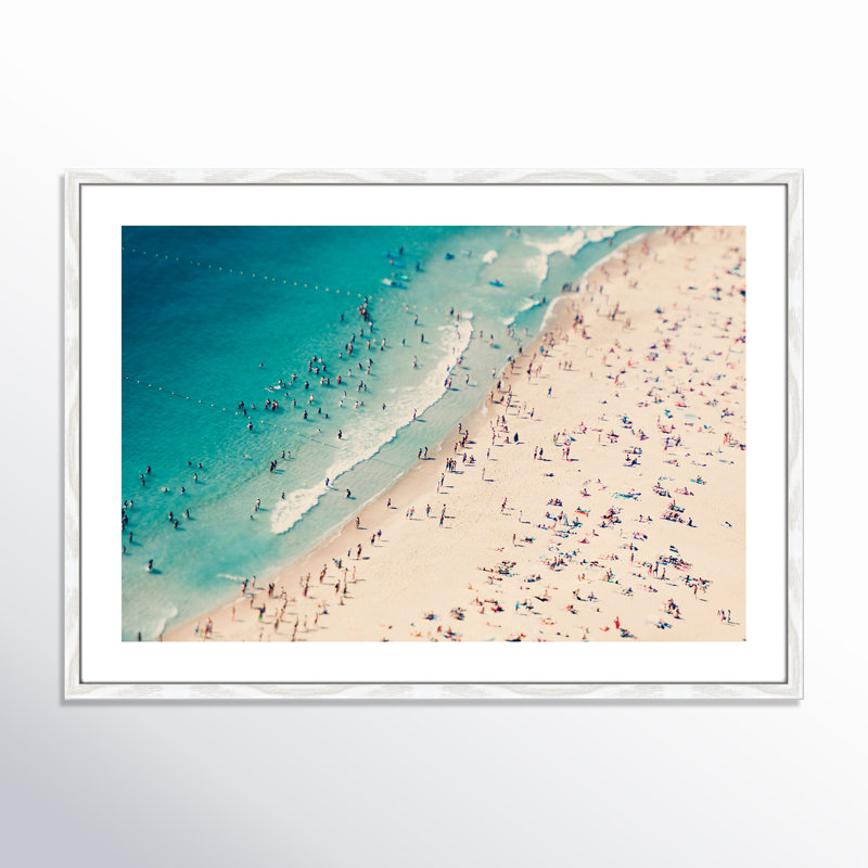 Shamir Summer Fun I - Photograph Print, White Wood Framed Paper, 25.5" H x 35.5" W x 0.75" D
