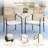 6-Person Outdoor Patio Dining Set With Rattan Chairs-2043069612
