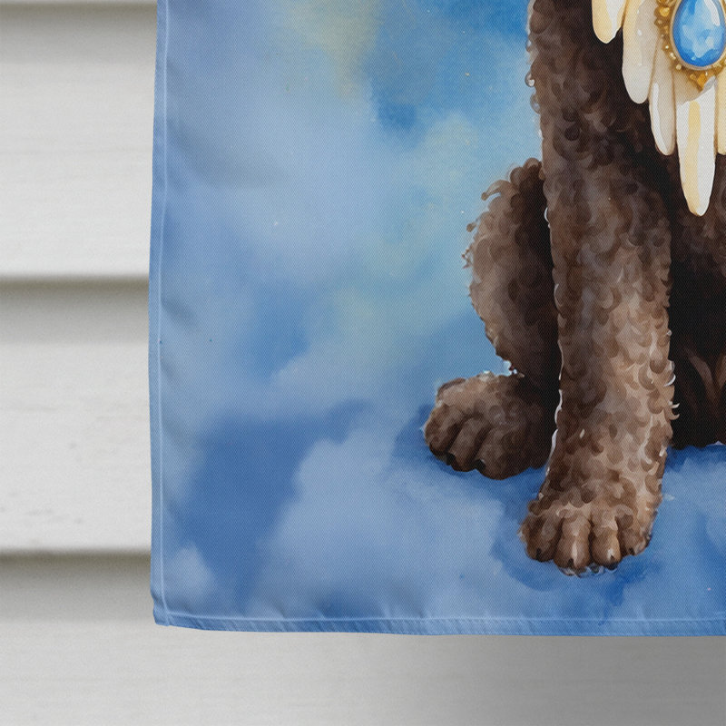 Drapeau chocolat maison caniche mon ange