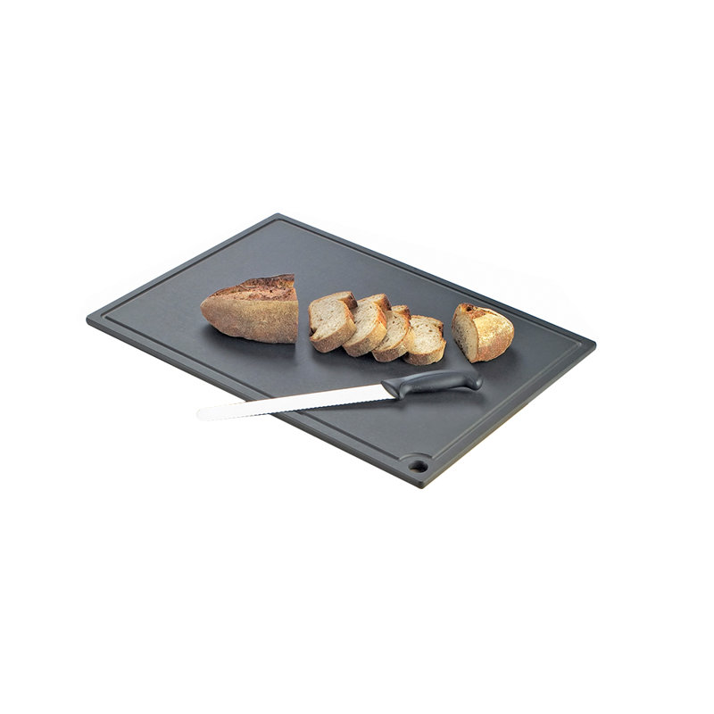 Cutting Board, Black, 0.5" H x 20" W x 15" D