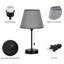 Ensemble de lampes de table noires 9 po Tiberiu-938549644