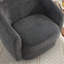 Fauteuil d'appoint pivotant moderne de 38 po de large avec rangement sous le siège et 2 coussins amovibles (ensemble de 6)-1983994800